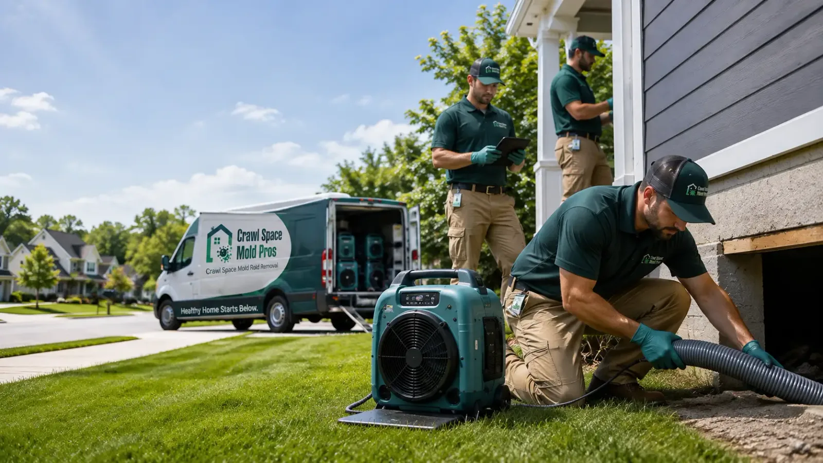 Crawl Space Mold Removal in Oregon, WI